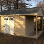 Caledonia WI 10x18 gable with covered porch